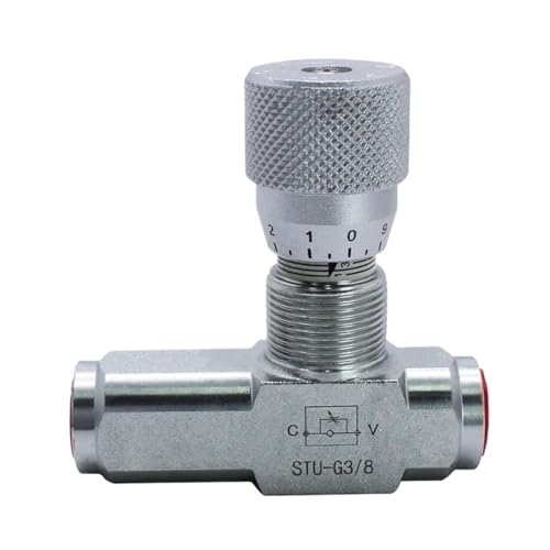 Vanne d'étranglement STU-G3/8 pour stabiliser la pression hydraulique