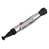 Besonders langlebig, da bei Trockenreingung keine Flüssigkeit austrocknen kann, Pinsel zum Schutz im Gehäuse versenkbar, Samtpad mit Schutzkappe