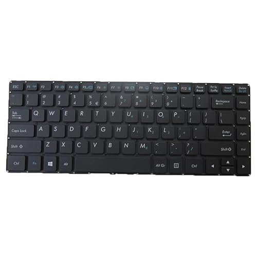 �m�[�g�p�\�R���L�[�{�[�h�݊� GETAC S410 S410G1 S410 G1 �č� US �o�b�N���C�g�Ȃ� �u���b�N �t���[���Ȃ�