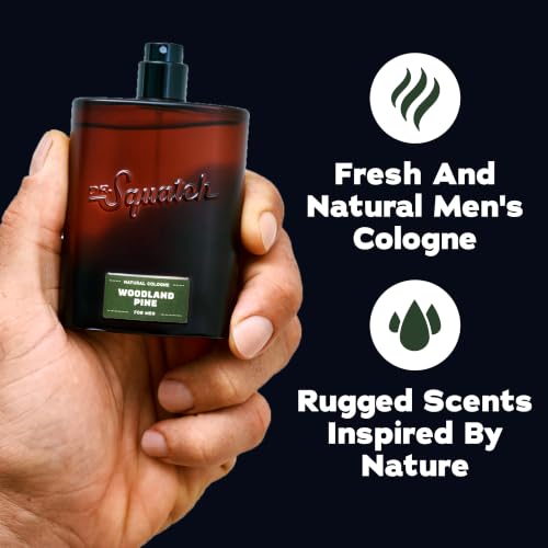 Image of Dr. Squatch Natural Cologne for Men - Scent-Lock Technology and Sustainably-Sourced Ingredients - Woodland Pine Cologne (1.7 fl oz)