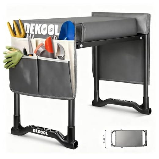 Best garden tool cart seat Dekool Gardening Kneeler and Seat