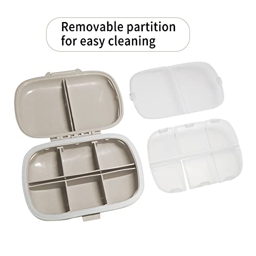 Weekbox 8 Compartments Weekly Pill Organizer, Medicine Organizer, Pill Container, Daily Pill Organizer, Pill Dispenser, Travel Pill Organizer, Pill Case thumb #2
