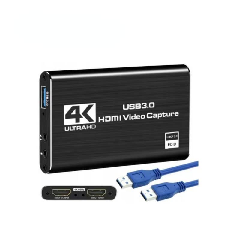 Tarjeta de captura de conversión USB 3.0 a HDMI, tarjeta de captura de video HDMI, grabadora OBS, tarjeta de captura HDMI 4K