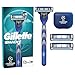 Produktbild Gillette Mach3 Standard Rasierer für Männer UEFA Champions League Special Edition, 1 Rasierer, 3 Ersatzklingen, Mit Gleitstreifen und Klingenbeschichtung, inkl. Reiseschutzkappe