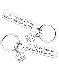 LAC EVERYTHING EVERYWHERE Llaveros para Parejas Casa Nueva - Regalos Originales Recien Casados para Mujer y Hombre - Llavero Pareja Regalo Novio y Novia