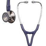 3M Littmann Cardiology IV Diagnostic Stethoscope, Stainless-finish Chestpiece, Midnight Blue Satin-Finish Tube, 27 inch, 6187C