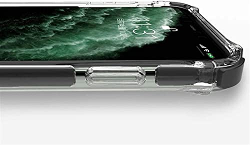 Funda iPhone 12 Pro Max antigolpes con parachoques de aire y protección elevada de cámara trasera 5