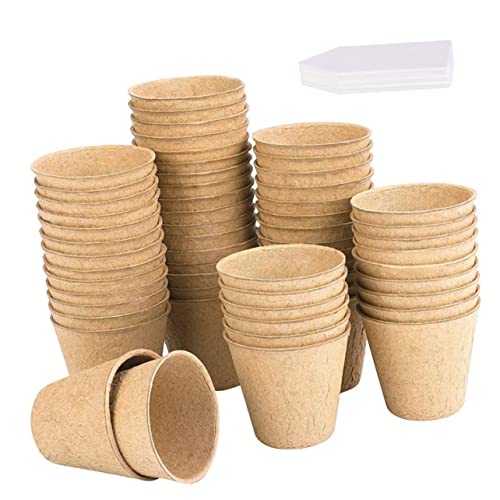 OFFSCH 1 Juego Vaso de Papel de plántula macetas de Plantas de Interior Copa propagadora doméstica maceteros macetas de Jardin Bandeja de Verduras Etiquetas siembra Inicial Taza de Inicio