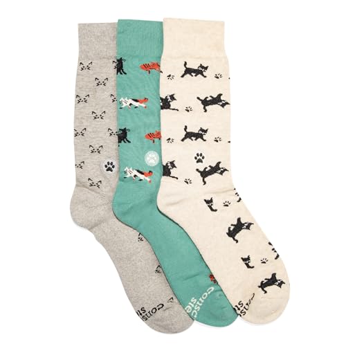 Image of Conscious Step Women's Fair Trade Organic Cotton Crew Socks | 3 Pack | Every Pair Helps Support our Humanitarian Partners