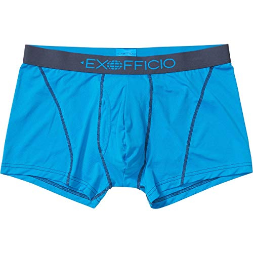 ExOfficio Give-N-Go 2.0 Sport Mesh 3in Boxer Brief - Men's Clear Blue/Navy, XXL