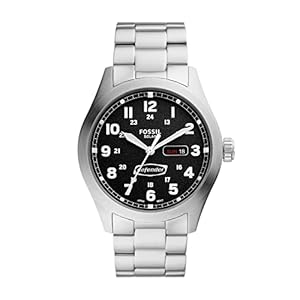 Fossil Defender Men’s Solar-Powered Stainless Steel Watch