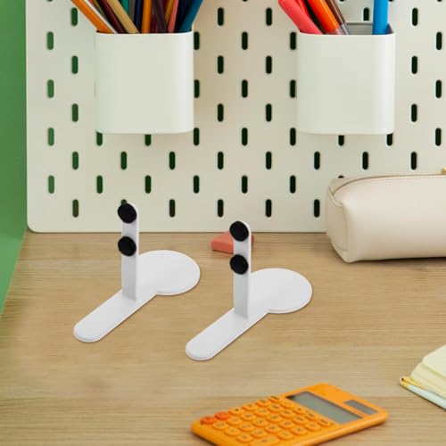 Soporte para organizar con tablero de clavijas sobremesa y gestión eficiente del espacio de trabajo 6