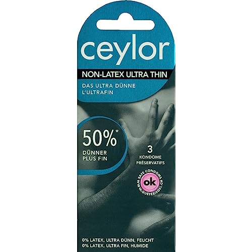 Latexfreie Kondome Ceylor Non-Latex 3 für Allergiker