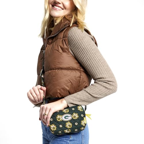 Image of Vera Bradley womens Cotton Small Stadium Crossbody Bag