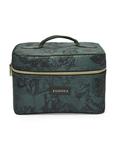 Preisvergleich Produktbild ESSENZA Beautycase Tracy Vivienne Blumen Polyester Grün, Einheitsgröße