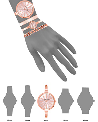 Image of Anne Klein Women's Bangle Watch and Bracelet Set