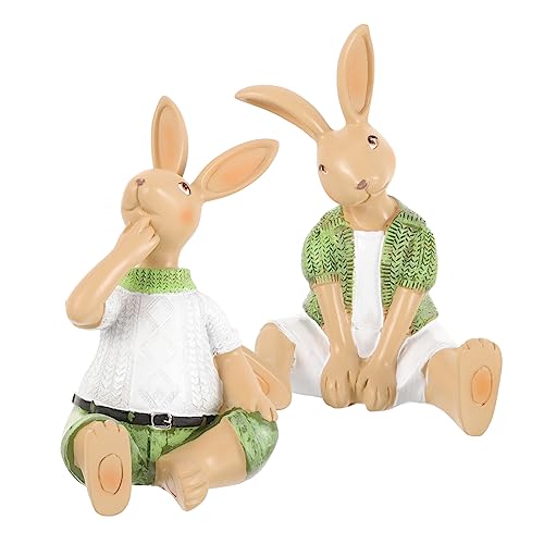 Figurines de lapin résistantes aux intempéries pour sublimer votre pelouse