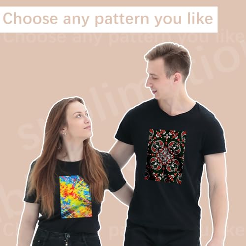 ORJ 5 PCS Adult Sublimation Blank T Shirt Unisex Polyester Shirts Crew Neck Short Sleeve for Sublimation Black T Shirt4