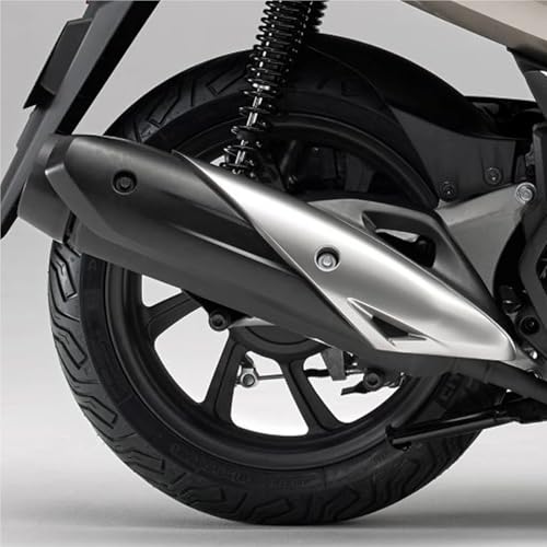 Abrazadera escape Honda PCX150 y cubierta con aislamiento térmico 6