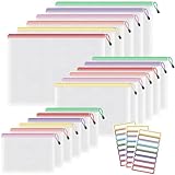 Umriox Mesh Zipper Pouch Bags,...