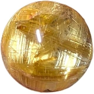 S12 天然石 ルチル 1粒 ゴールドルチル タイチンルチル 10mm