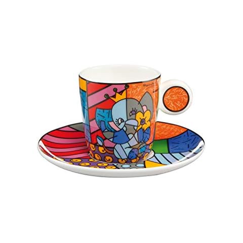Goebel Spring Elephant - Espressotasse Pop Art Romero Britto Bunt Fine Bone China 66452291 Cover