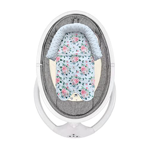 Yufiova Baby Car Seat Head Support- Infant Carseat Head Support & Strap Covers For Newborns Ultra Soft Minky Dotted Fabric Toddler Car Seat Insert Perfect For Baby Carseats, Strollers, And Bouncers #TOP6