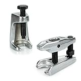 ATNHYING 2PCS Ball Joint Separator, Tie Rod End Tool Set with Pitman Arm Puller Splitter Removal Kit, Front End Service Set Kit