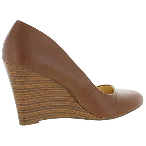 Jessica Simpson Women's Cash Wedge Pump, Almond, 8.5 M Us #TOP1