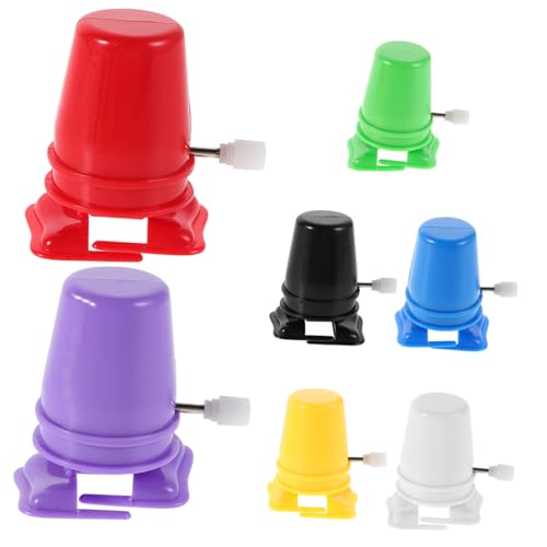 BESPORTBLE 7 Piezas Mecanismo de Relojería para Manualidades Movimiento de Robot con Cuerda para Juguetes Educativos Repuesto Plástico para Pies de Artesanía y Decoración