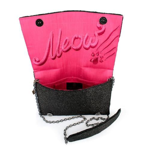 Mary Frances Kitty Couture Crossbody Handbag, Black4