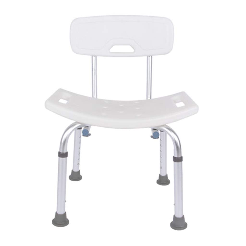 CHEWYNP Taburete de baño Banco de Ducha de Servicio Pesado Asiento de bañera Taburete de baño Silla Ayuda de baño para Ancianos y discapacitados, Carga de 100 kg, Independencia y estabilid