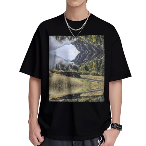T-shirt locomotive à vapeur pour vos sorties décontractées de week-end