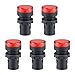 Tool parts Signal Lights AC 220V - Red LED Indicator - Flush Panel Mount 7/8