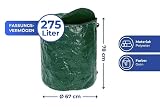 Maximex Worek na odpady XXL – liście, drewno, 67 x 78 x 67 cm, zielony mech