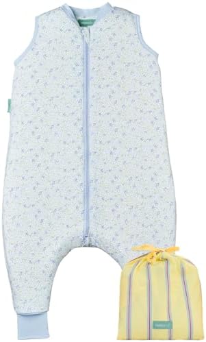 molis&co - Pijama Manta con Pies 1.0 TOG - 70 cm (1 año) - Ideal para Primavera...