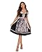 Stciqok Dirndl Dresses Women 3 Pieces Oktoberfest Costumes German Bavarian Halloween Carnival Outfit S-5XL(Pink,L)