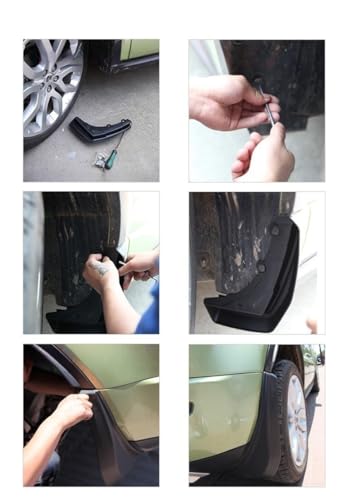 Protectores contra salpicaduras para guardabarros traseros de Golf 7 GTI 5
