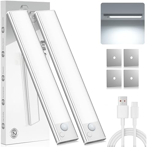 JEKEMORYE LED Under Cupboard Motion Sensor Lights Cover