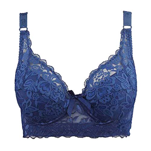 OEAK Soutien-Gorge Femme avec Armatures Dentelle Push Up Bra V Profond Sexy Grande Taille Cover