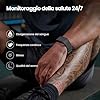 Amazfit Helio Strap Smart Band Fitness Tracker, Attività, Frequenza Cardiaca & Sonno 24/7, Batteria da 10 Giorni, 50+ Sport, Allenamento di Forza, HYROX, Non Abbonamento Richiesto per Android e iPhone