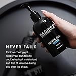 Pacinos Shave Gel - Cooling Gel with Aloe Vera - Moisturizing Mens Shaving Gel - 8 Fl. Oz - Image 4