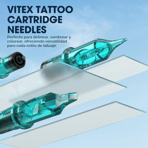 Agujas de tatuar con membrana profesional y gran filo INKin de 50 piezas 2