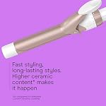 Conair Double Ceramic 1-Inch Curling Iron, 1-Inch Barrel Creates Classic Curls, Hair Curler for Use on Short, Medium, & Long Hair, White/Rose Gold - Image 5