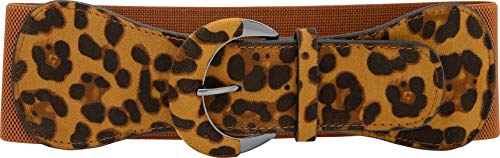 BlackButterfly Wide PU Elastic Stretch Thick Buckle Waist Belt