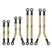 INJORA 8PCS Brass High Clearance Links Set for 1/18 RC Crawler TRX4M High Trail K10 F150