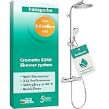 colonne douche hansgrohe castorama Nettoyage facile : Le calcaire s’élimine sans effort en essuyant les buses en silicone de la tête de douche (QuickClean)