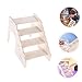 Milisten Hamster Nest Ladder for Pets Wooden Training Ladder for Hamsters Chinchillas Fun Exercise Toy for Cage Playtime Safe Sturdy Design