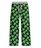 Kids St Patricks Pant Girls Clover Irish Casual Green Jogger Bottom Elastic Waist Lounge Pants 11-12 Years