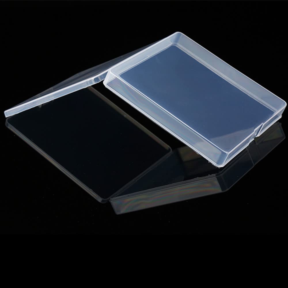 2Pcs Plastic Packing Box 4 2x4 2x0 7inches Accessory Box Transparent Square Storage Box — view 5